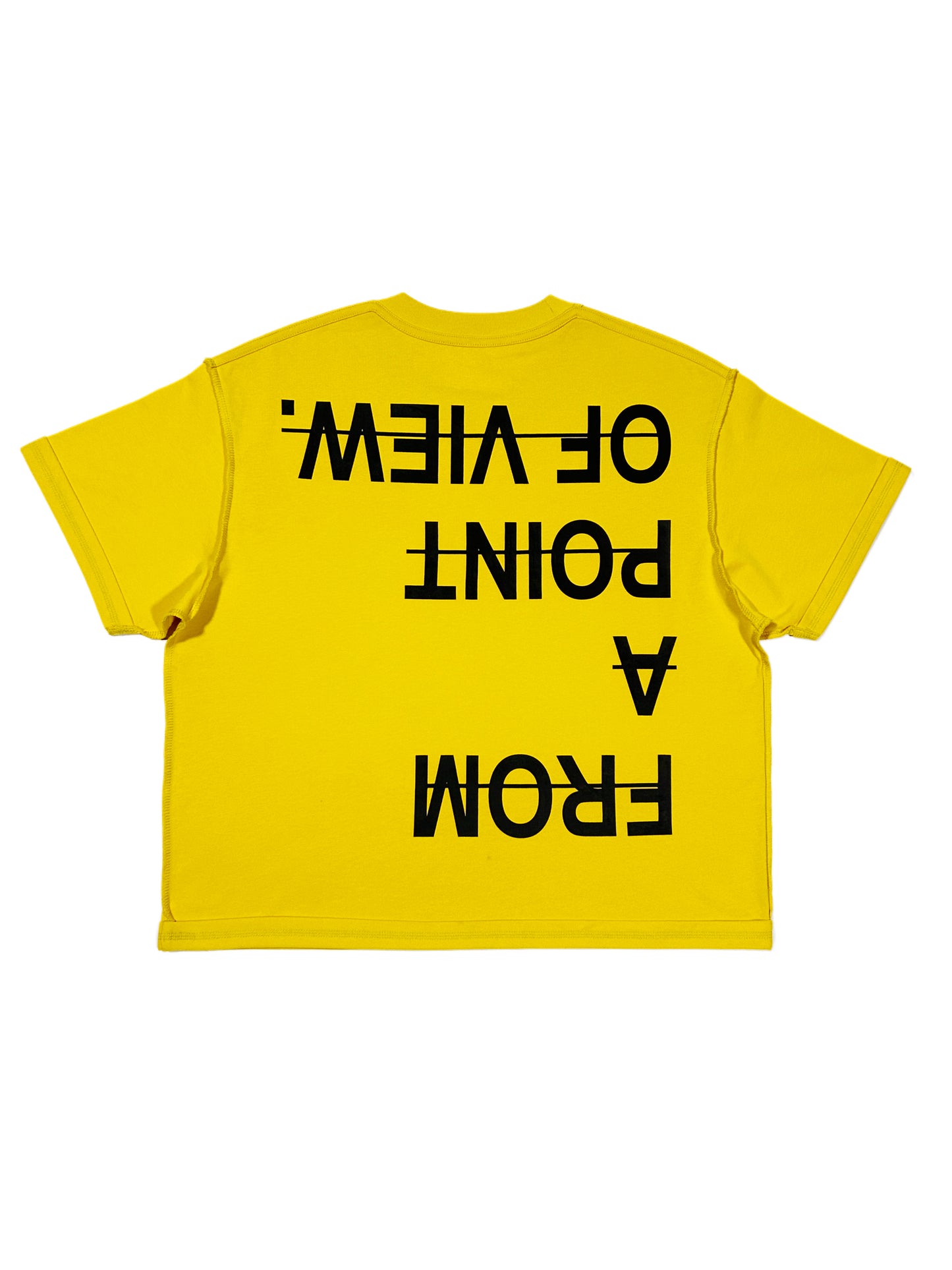 F.A.P.O.V Reversed Stitched Tee (Gold/Yellow)